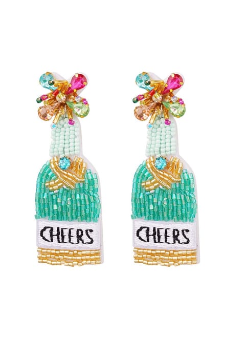 Bijoutheek Oorknoppen Cheers Turquoise
