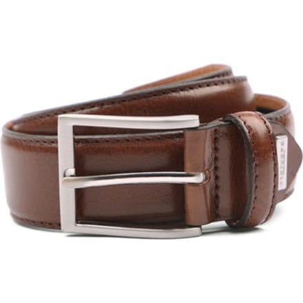Profuomo Riem Kalfsleer Bruin - Maat 85 - Heren - Riem casual