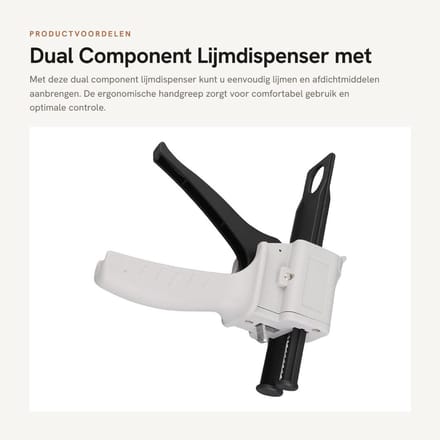 Dailygoods - Dual Component Lijmdispenser met Ergonomische Handgreep