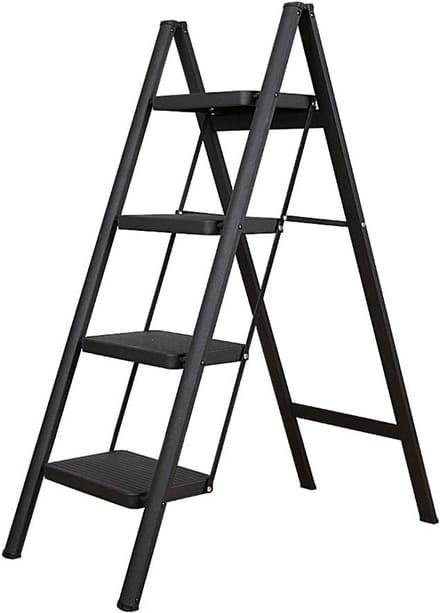 Inklapbare 4-Treden Trapladder Lichtgewicht Aluminium – Max. 150 kg Belasting