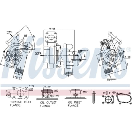Supercharger, drukvulling NISSENS 93160