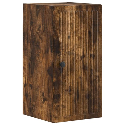 vidaXL - Badkamer - wandkast - EDE - Gerookt - eiken - 30 - x - 31 - x - 59 - cm
