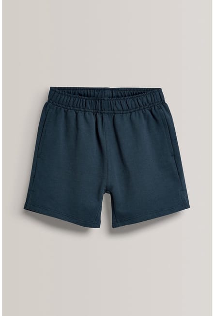 Next - Meisjes - 100% katoenen jersey schoolshorts - Blauw