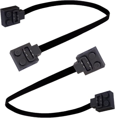 Mould King - Cada - Extension cord 50 cm Elektrische Verlengkabel – 50 cm, Set van 2 Compatibele met 4514332 / 60656
