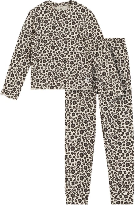 WE Fashion Meisjes pyjama met luipaardprint