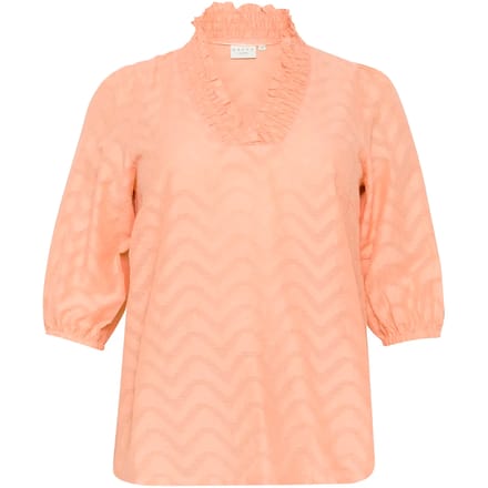 Damesblouse met lange mouwen KAFFE Curve Vitana