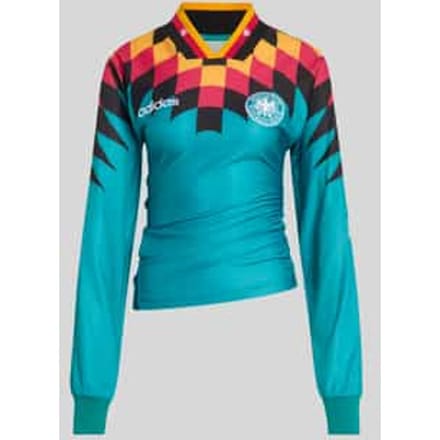 slim fit shirt met lange mouwen met DFB logo-applicatie