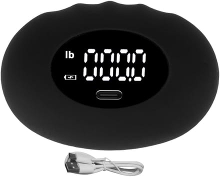 Dailygoods- Vingertrainer 180 kg - Handtrainer - Grijper Trainer - Siliconen - Ergonomisch Ontwerp - Mobiel Opladen