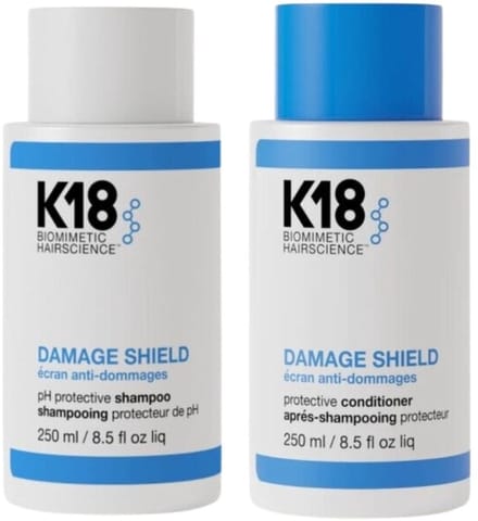 K18 Damage Shield Protective Shampoo 250ml + Conditioner 250ml