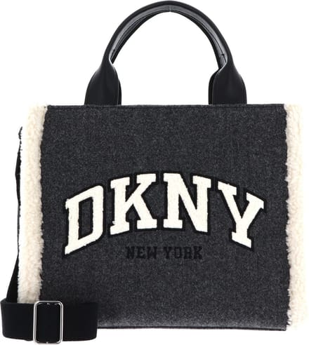 DKNY Handtas Schoudertas Hadlee MD Tote Bag DK Gray Combo Grijs