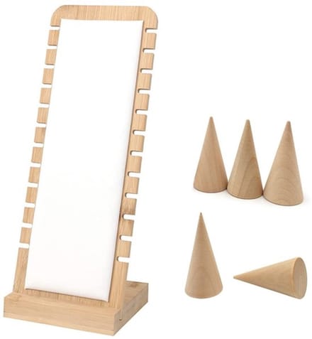 Dailygoody - Display voor halsketting - Houten sieradenstandaard