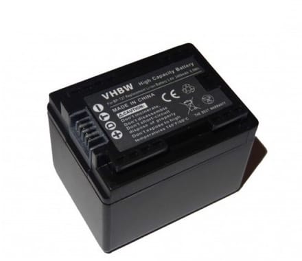 VHBW Camera accu compatibel met Canon BP-727 / 2400 mAh