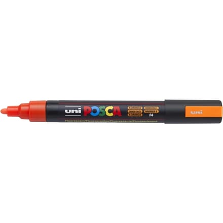 Posca verfstift - Oranje - Waterbasis - Conische punt medium - 1 stuk