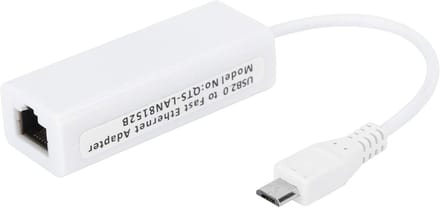 Netwerkadapter - Ethernet Adapter - Apparaat Verbinden - Automatische Netwerkdetectie - 10/100 Mbps - Zwart