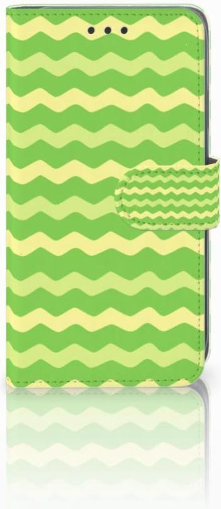 Apple iPhone Xr Telefoon Hoesje Waves Green