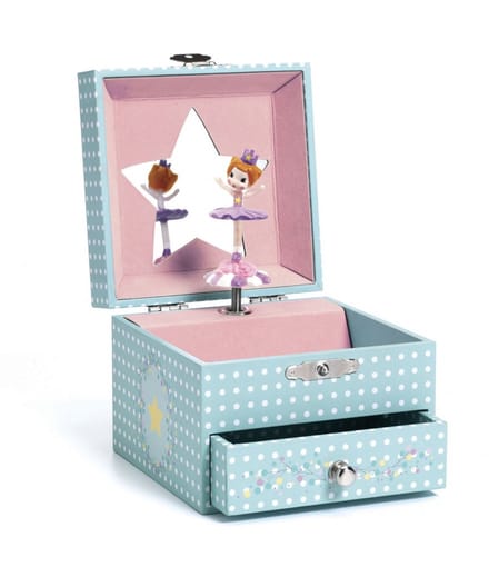 DJECO muziekdoos bijoux ballerina stip