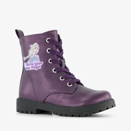 Frozen meisjes veterboots paars - Paars - Maat 31