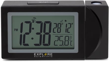 Explore Scientific RDP1002 wekker Digitale wekker Zwart