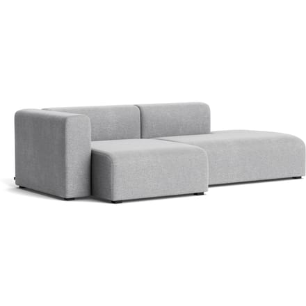 HAY Mags 2,5-zitsbank combinatie 3 links - Kvadrat Hallingdal 130 - grijs gevlekt