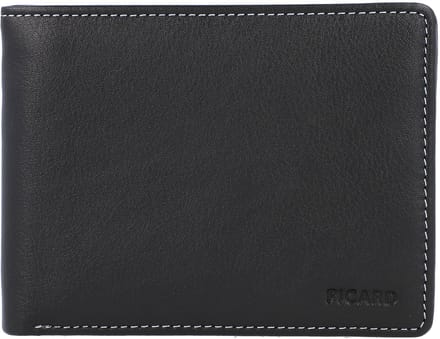 Picard Diego portemonnee leer 12,5 cm - Jongens - Horizontaal - schwarz
