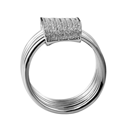 Orphelia Dames 925 Sterling Zilveren Ring - Zilver ZR-7417