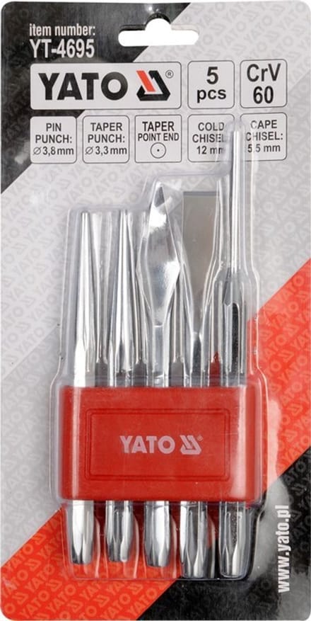 Yato Metaalzaagset 5 Delig Crv60 Staal