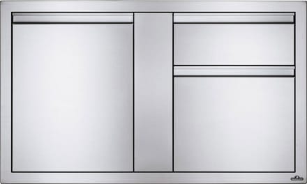 Napoleon grills - Inbouwdeur en dubbele laden combinatie groot (115...