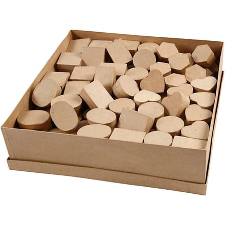 Mini dozen, d: 4-6 cm, h: 3 cm, 6x24 stuks