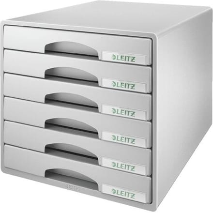 Leitz Drawer cabinet Plus 6-drawer Grey