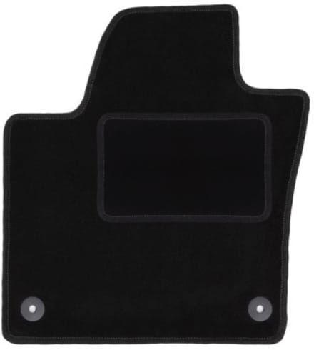Bestuurdersmat zwart voor: Seat Alhambra II minivan (2010-)