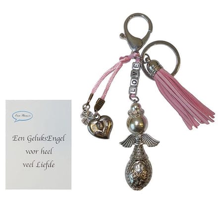 Een Geluksengel voor heel veel Liefde Roze