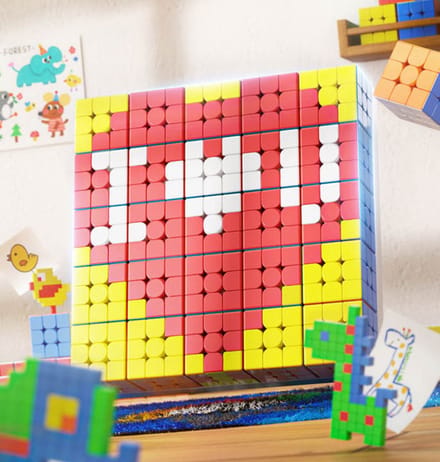 Moyu Mosaic Cube Set 10x10