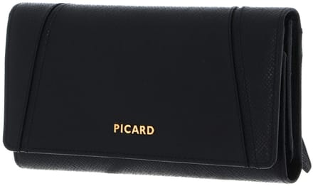 PICARD portemonnee Chic Way 1 Flap Wallet Black zwart