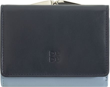 DuDu Corsica Portemonnee RFID-bescherming Leder 11 cm - Dames - Horizontaal - navy