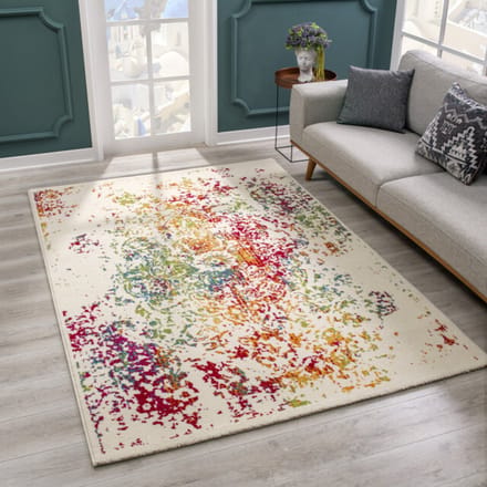 Vintage Michelangelo Vloerkleed Multi Laagpolig- 200x200 CM Vierkant