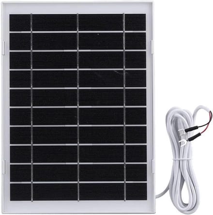 Solar Charger - Zonnepaneel Deurbel - Deurbel Opladen - Weerbestendig IP65 - 10W Vermogen - Wit