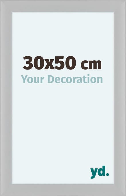 Your Decoration - Fotolijst 30x50 cm - MDF - Wit Hoogglans - Como
