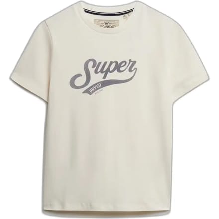 Superdry - Varsity Script T-shirt - Dames - T-shirts