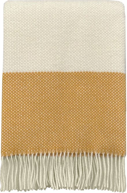 Malagoon - Festivity wool throw yellow