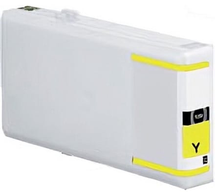 T702 Geel - Huismerk inktcartridge compatible met Epson Workforce Pro WP 4025 DW / Pro WP 4525 DNF / Pro WP 4535 DWF / Pro WP 4595 DNF / Pro WP-4015 DN / Pro WP-4095 DN / Pro WP-4515 DN / Pro WP-4545 DTWF