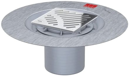 ACO Easy-Flow Opzetstuk 149x149 ABS/Raam/Sleufrooster V2A vergr., 5141.30.00