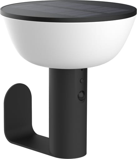 Luxform - Hybrid, 1x Yukon wall light, 20/100/200LM, gunmetal grey