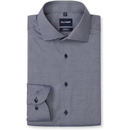 OLYMP Luxor Overhemd, Modern Fit, Royal Kent, Marineblauw