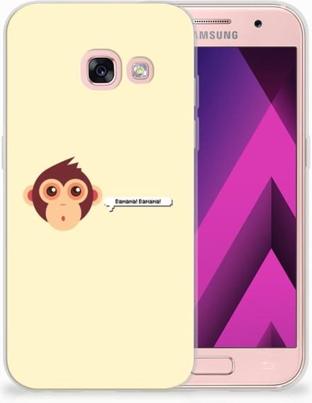 Samsung Galaxy A3 2017 Telefoonhoesje met Naam Monkey