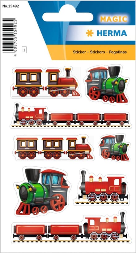 Herma Glanzende Stickers 'Trein'