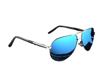 KingSeven Bluestar - Pilotenbril met UV400 en polarisatie filter - piloten zonnebril