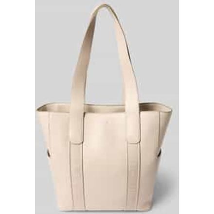 Handtas met labeldetails, model 'WEBBING'