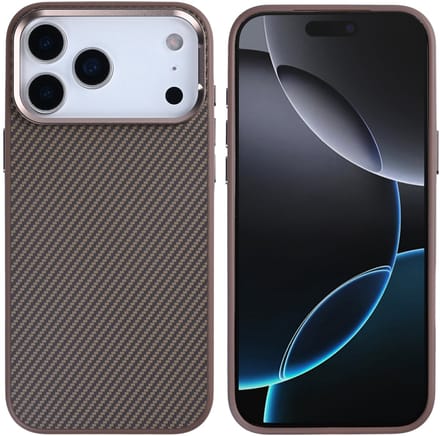 Rixus Mag Carbon With MagSafe For Apple iPhone 17 Pro Brown
