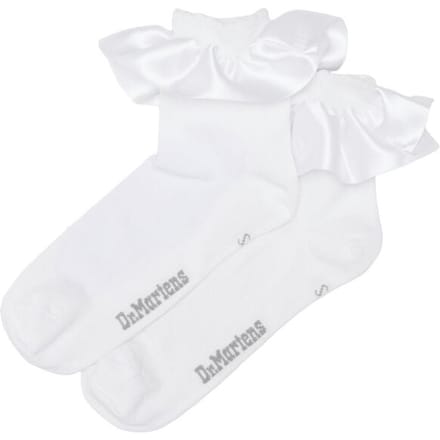 Dr. Martens Sokken - Satin Frill Sock - S-M - voor Vrouwen - wit