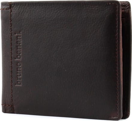 bruno banani Leren Portemonnee Arizona Wallet Quer Brown Bruine